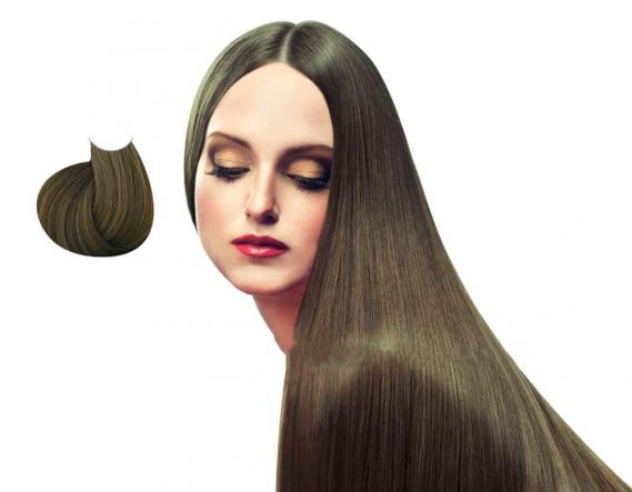 رنگ موی گیاهی زیتونی تیره