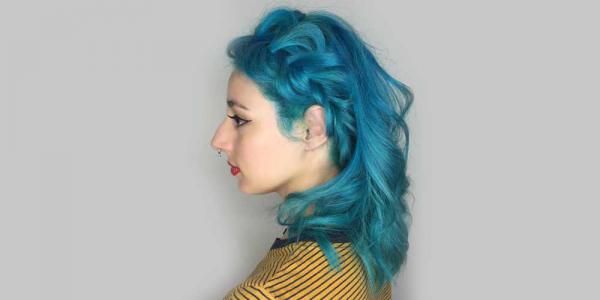 مرکزفروش رنگ مو یخی آبی