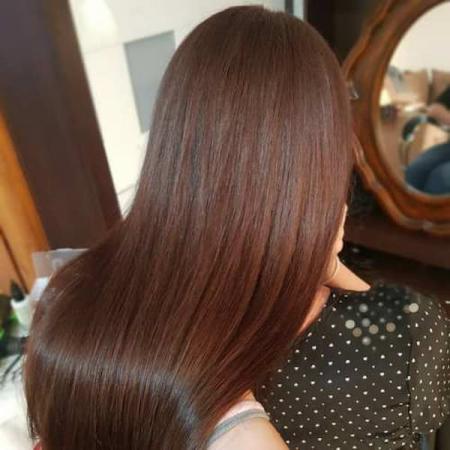 بررسی کیفیت رنگ مو فندقی