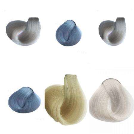 عمده فروشی انواع رنگ مو یخی آبی